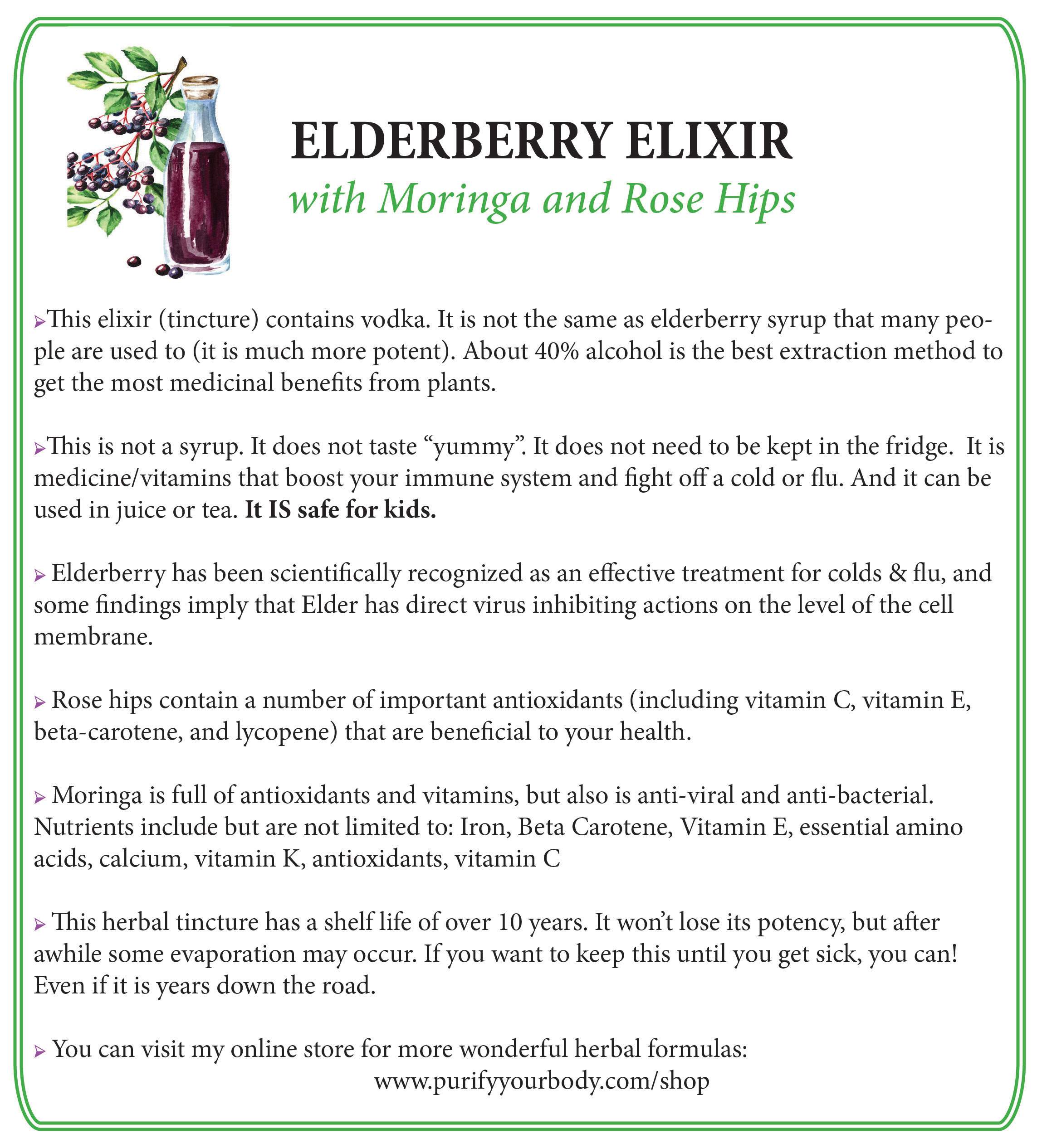 Elderberry Elixir Immune Formula