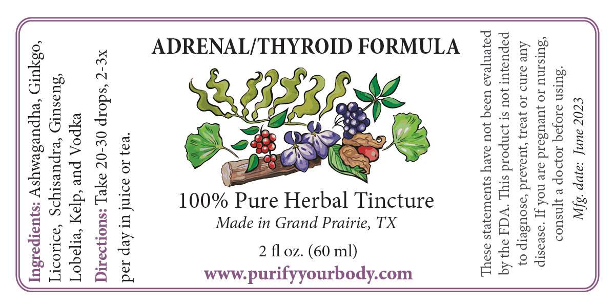 Adrenal Thyroid Herbal Tincture