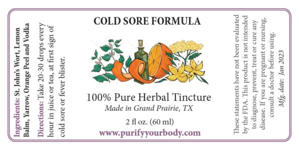 Cold Sore Herbal Formula