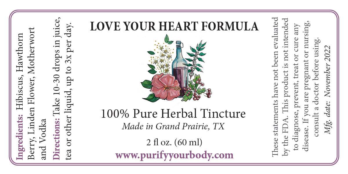 Love Your Heart Cardiovascular Herbal Tincture