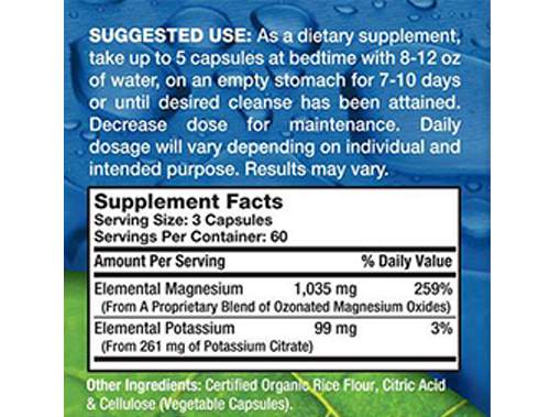 Mag07 Oxygen Based Colon Cleanse 180 Capsules