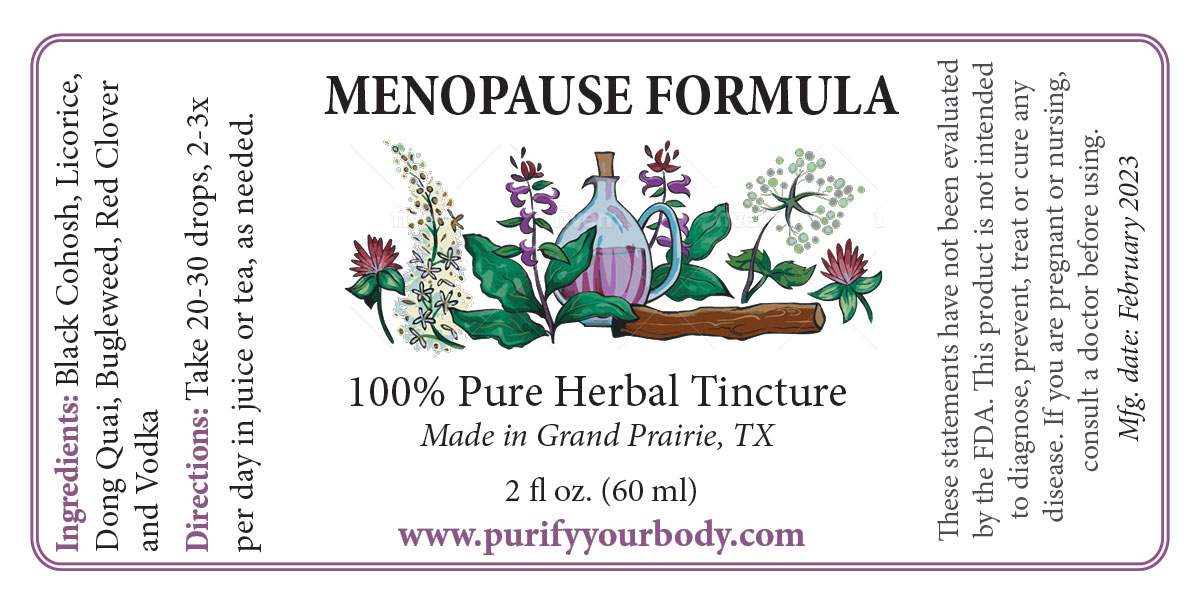 Menopause Herbal Tincture
