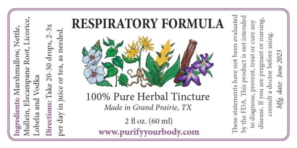 Respiratory Herbal Tincture